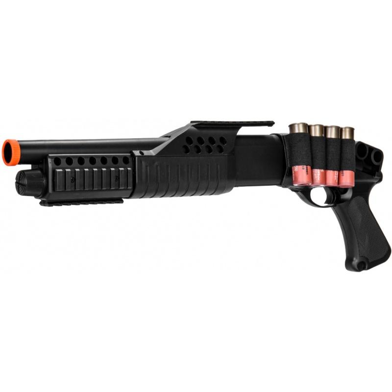 Everest AMA Airsoft Spring Powered Tactical Shotgun RIS w/ Pistol Grip - BLACK - $18.18 at Everest