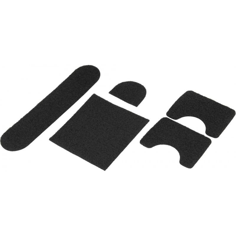 Lancer Tactical Airsoft MICH Helmet DIY Hook and Loop Sticker Kit - BLACK
