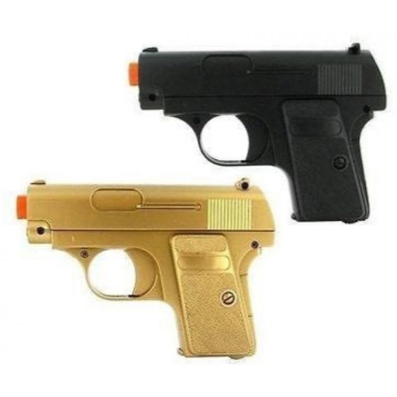Everest Double Eagle P328GB Spring Airsoft Pistols - BLACK & GOLD - $10.65 at Everest