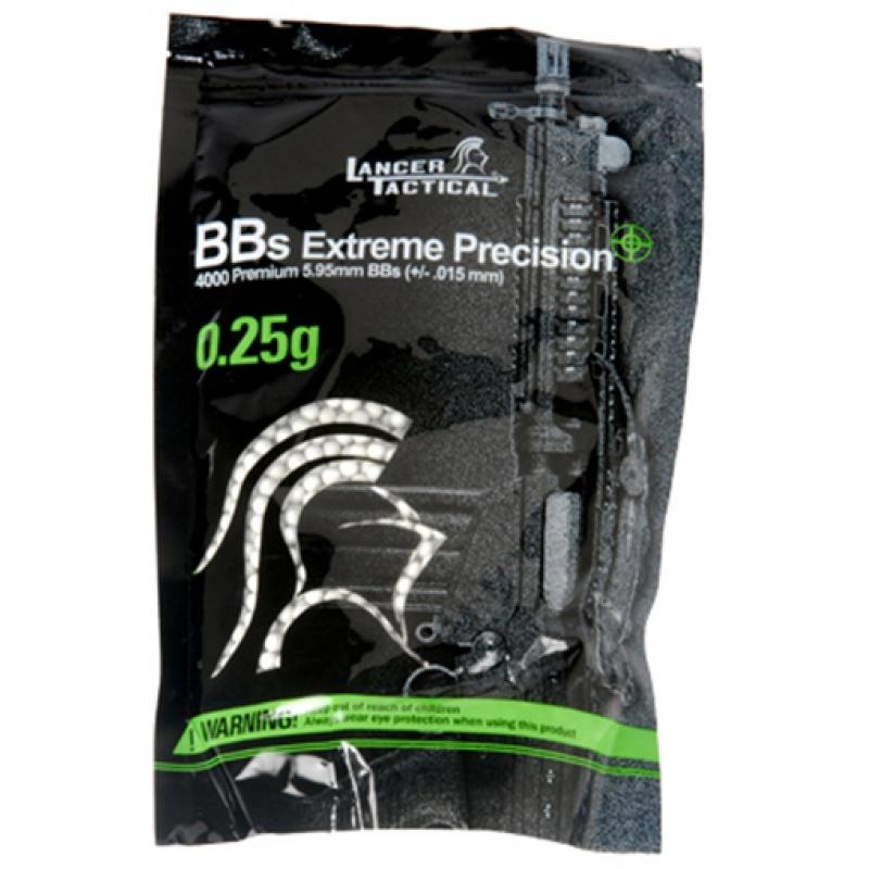Everest 0.25g Lancer Tactical Airsoft Seamless BBs - 4000 Round Bag - $10.59 at Everest