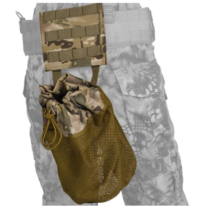 Everest Lancer Tactical Airsoft Fold Away Dump Pouch w/ MOLLE BASE - CAMO - $9.58 at Everest