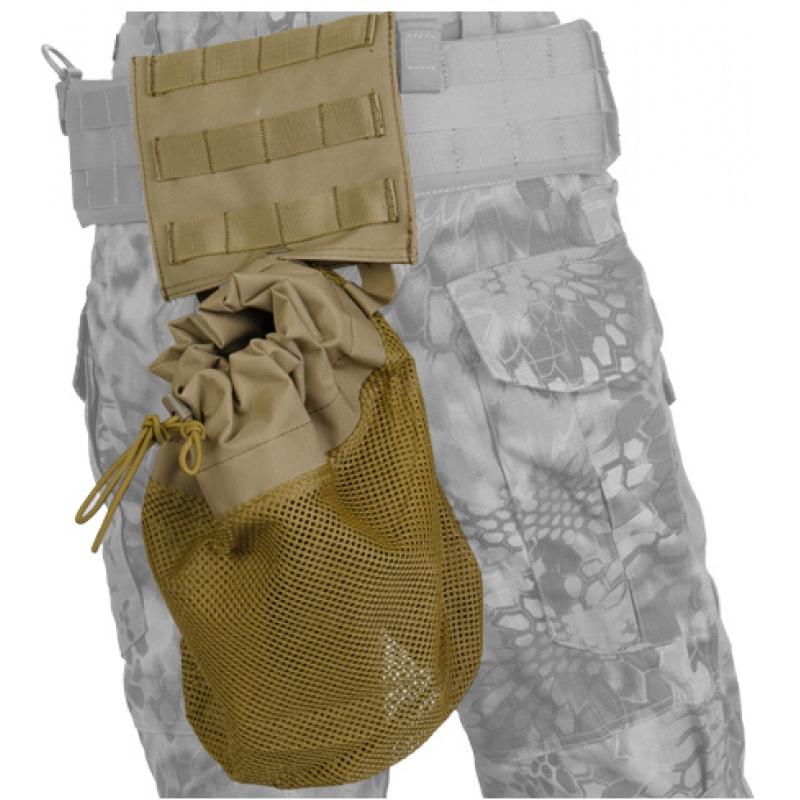 Everest Lancer Tactical Airsoft Fold Away Dump Pouch w/ MOLLE BASE - TAN - $10.70 at Everest