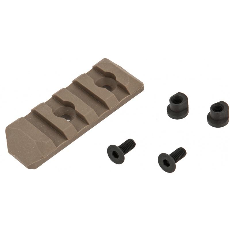 Everest PTS Airsoft Enhanced 4-Slot KeyMod Rail Section - DE - $7.44 at Everest