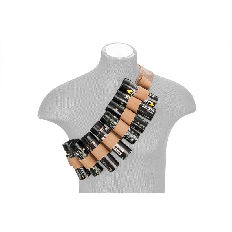 Enola Gaye Airsoft Smoke Grenade Hang Ten Belt - TAN