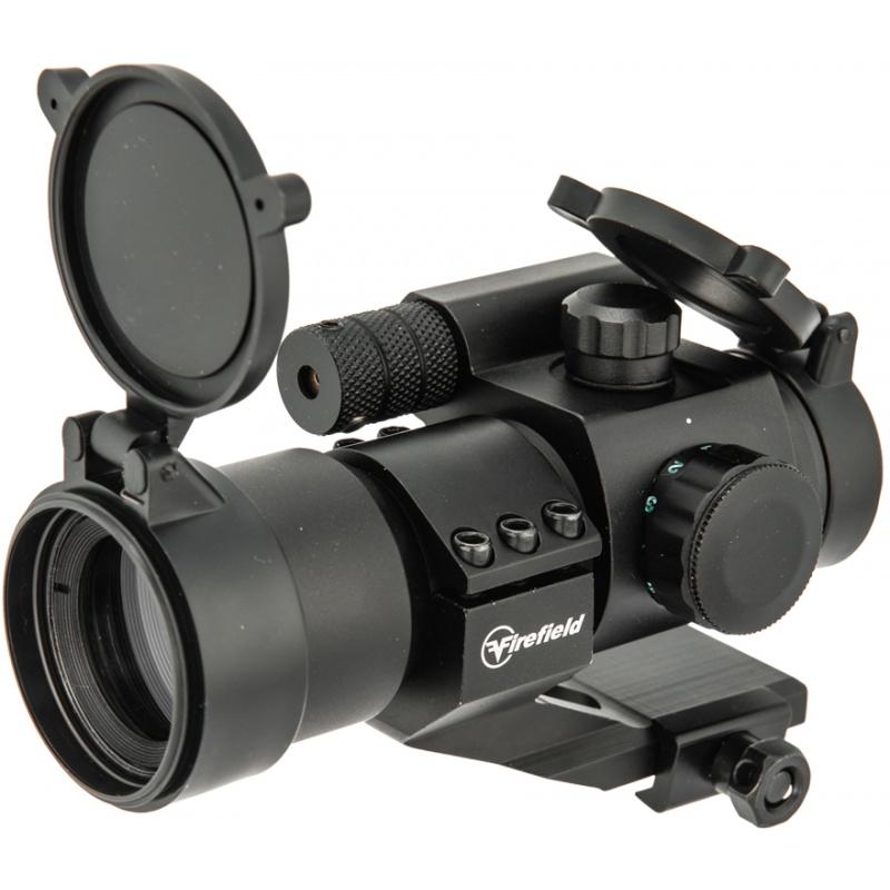 Everest Firefield Close Combat 1x28 Dot Sight with Red Laser - BLACK - $96.29 at Everest
