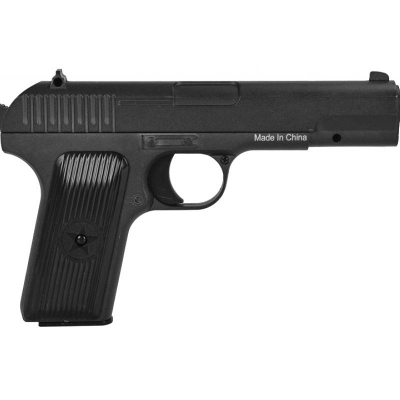 Everest UK Arms G33 Airsoft Tokarev Metal Spring Pistol - BLACK - $9.58 at Everest