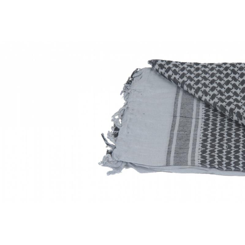 TMC Tactical Airsoft Cotton Shemagh - LIGHT BLUE & BLACK