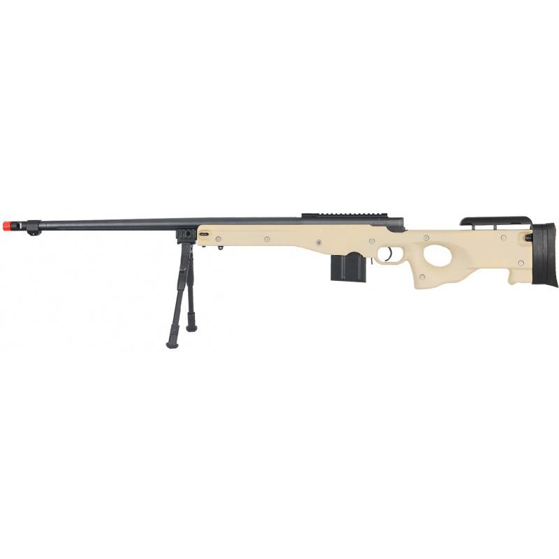 Everest WellFire Airsoft L96 Bolt Action Rifle w/ Fluted Barrel & Bipod - TAN - $141.19 at Everest
