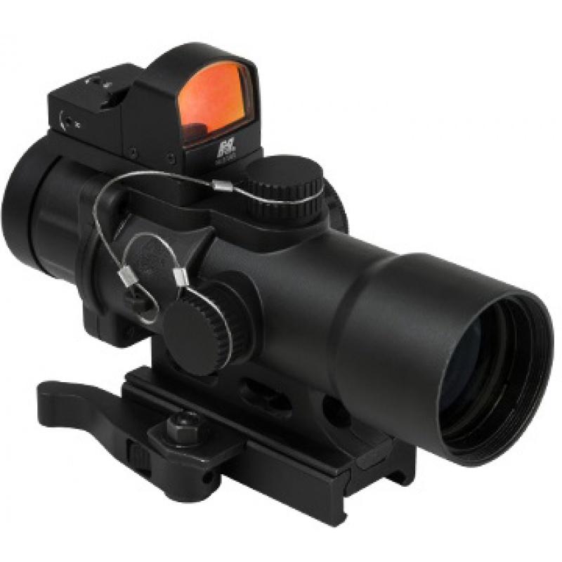 NcStar Micro Red Dot 3.5x32 Aluminum CPO Scope - BLACK