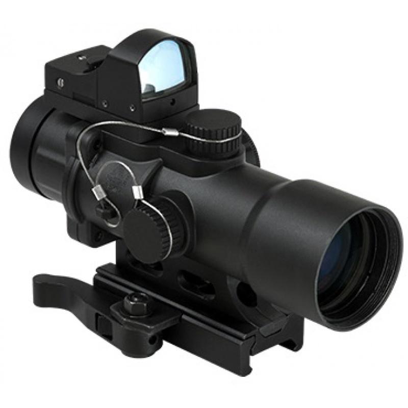 NcStar Micro Green Dot 3.5x32 Aluminum CPO Scope - BLACK