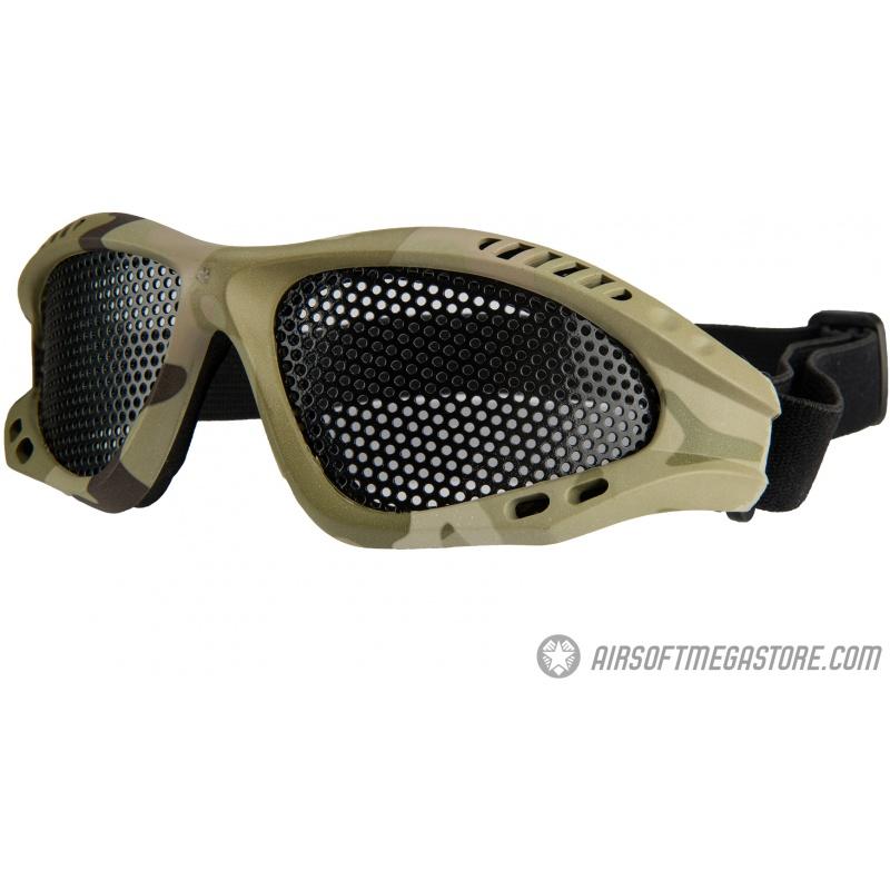 UK Arms Airsoft Tactical Mesh Goggle - MODERN CAMO