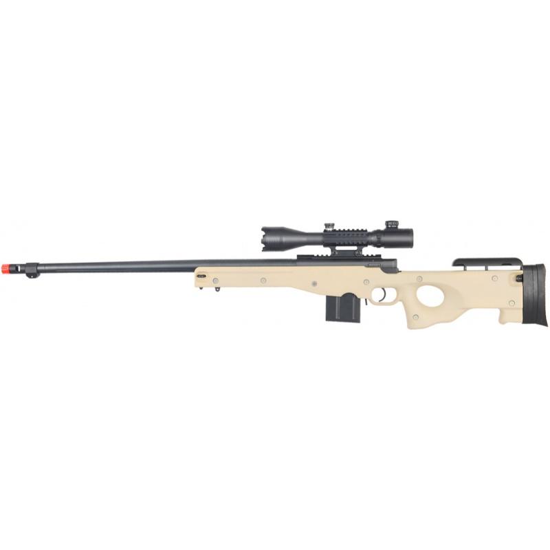 Everest Well Airsoft MK96 Bolt Rifle w/ Barrel & Rangefinder Scope - TAN - $170.08 at Everest
