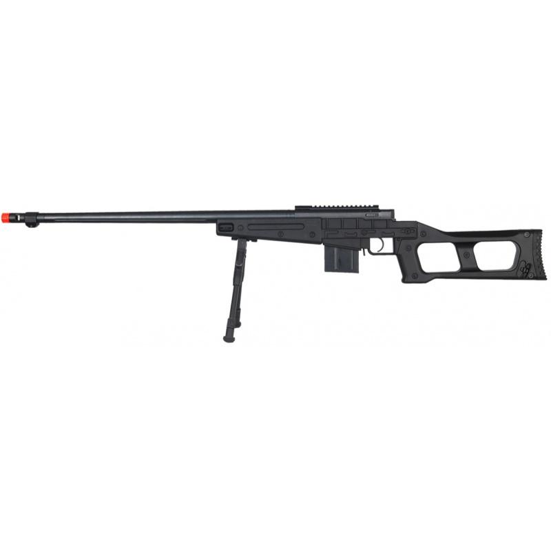 Everest Well Airsoft MK96 Bolt Action Rifle w/ Barrel, Bipod, & Stock - BLACK - $102.67 at Everest