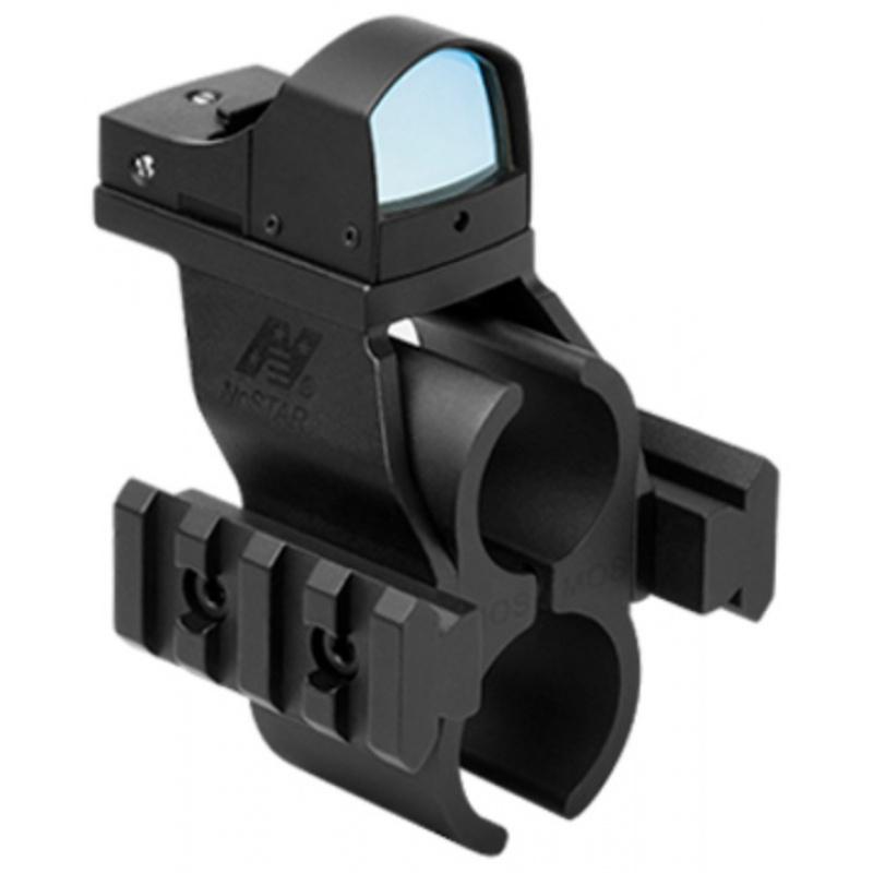 Everest NcStar Moss 500/590 Green Dot Optic w/ Barrel Rail Mount - BLACK - $82.38 at Everest