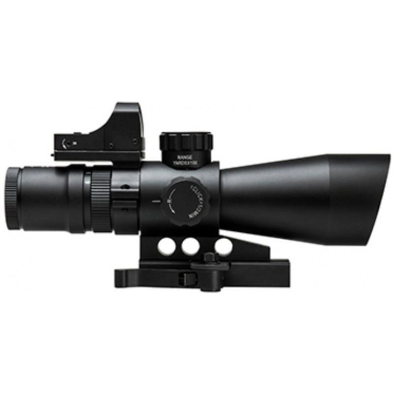 Everest NcStar USS Gen II 3-9x42 P4 Sniper Scope Red Dot Sight Combo - BLACK - $153.00 at Everest