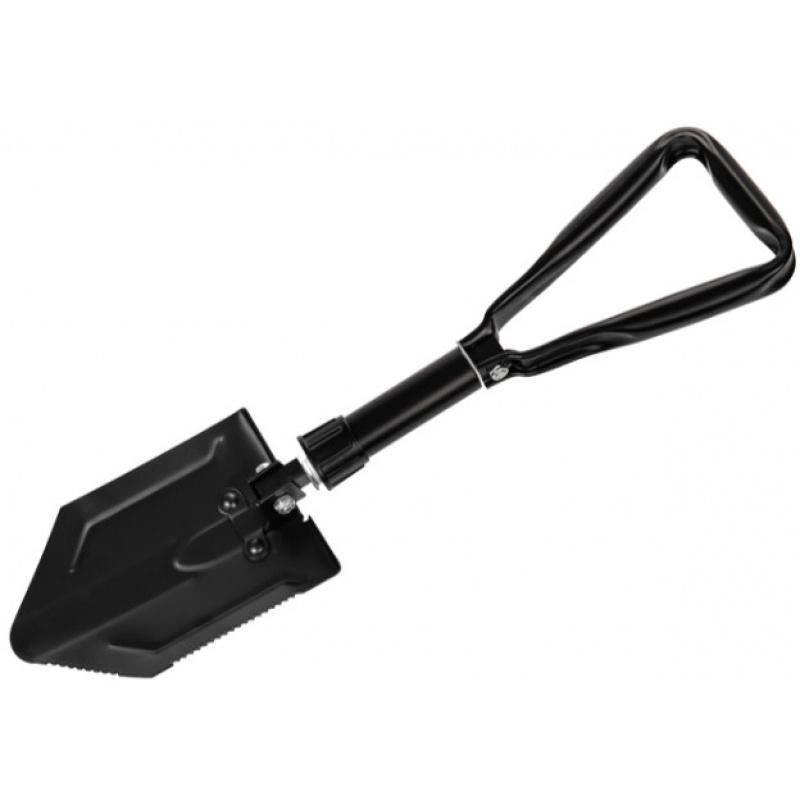 Lancer Tacitcal Outdoors Compact Tri-Fold Camper's Shovel - BLACK