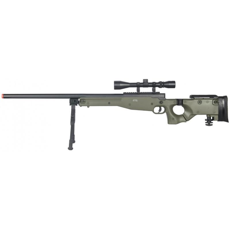 Everest UK Arms Airsoft L96 Bolt Action Scope Rifle w/ Fold Stock - OD GREEN - $198.91 at Everest