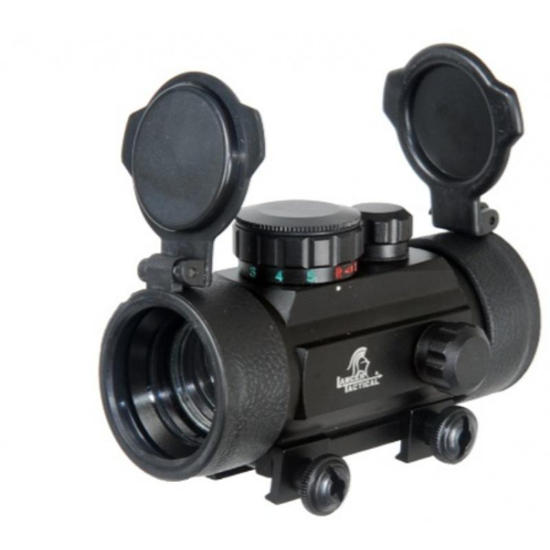 Lancer Tactical Airsoft Tactical B-Style Red/Green Dot Sight - BLACK
