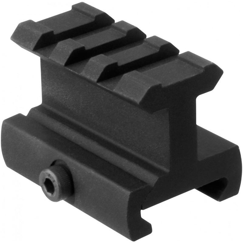 Everest AIM Sports AR-15 High Profile Aluminum Riser Mount - BLACK - $8.01 at Everest