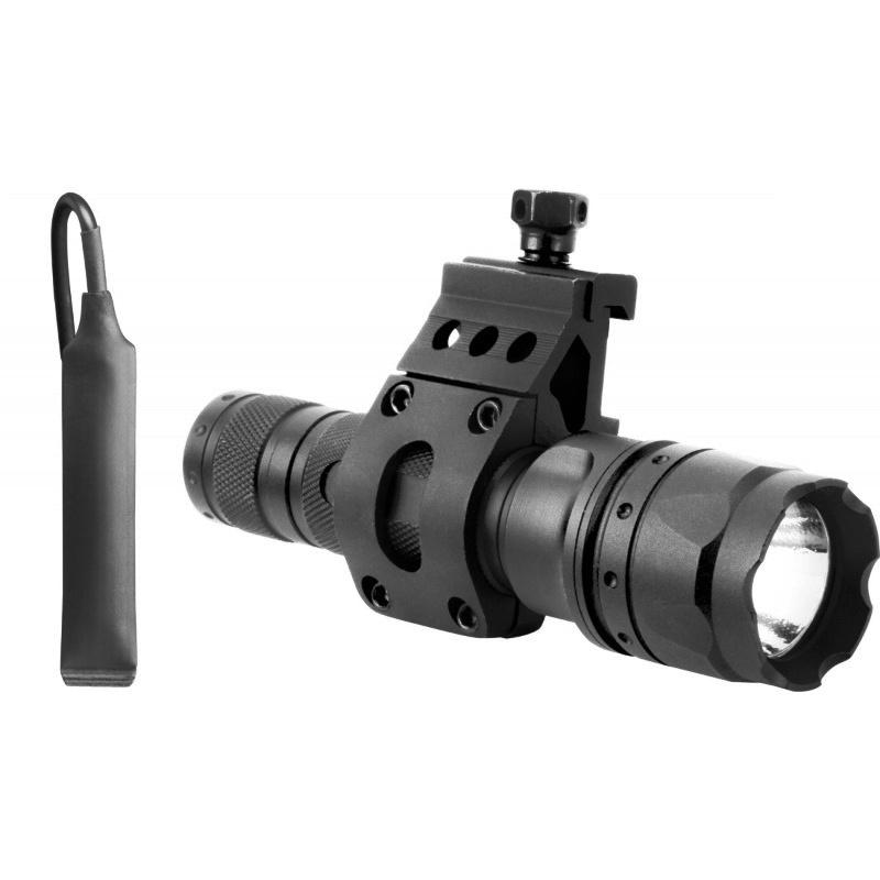 Everest AIM Sports 500 Lumen Flashlight w/ 45 Degree Offset Mount - BLACK - $74.63 at Everest