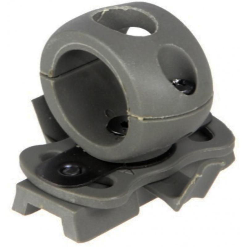 Everest Lancer Tactical 20mm Helmet Rail Flashlight Clamp - FOLIAGE GREEN - $8.56 at Everest