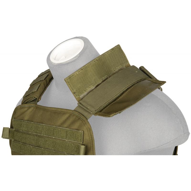 Lancer Tactical 1000D Nylon Airsoft Modular Plate Carrier - OLIVE DRAB