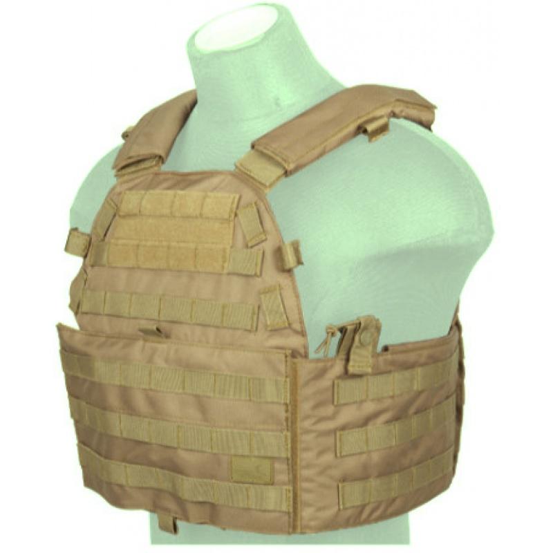 Everest Lancer Tactical Airsoft Ballistic Plate Carrier - COYOTE BROWN - $55.64 at Everest