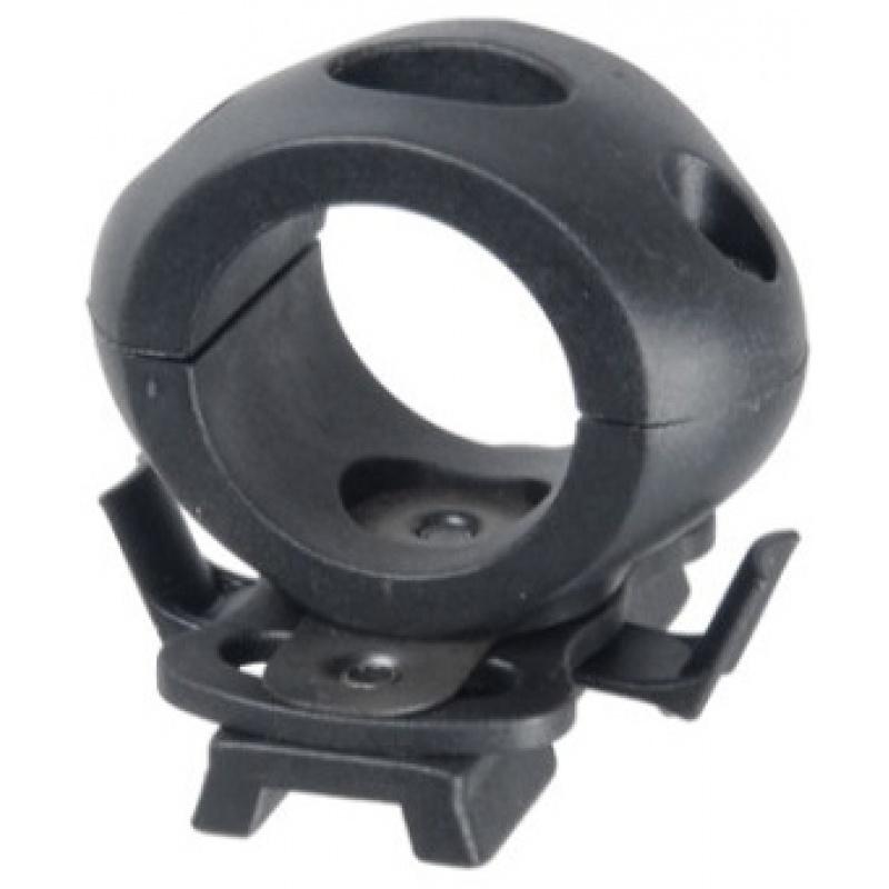 Everest Lancer Tactical Helmet Rail Clamp for 1.2 Flashlight - BLACK - $11.77 at Everest