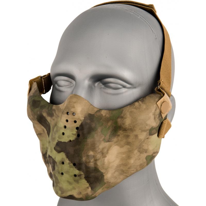 AMA Tactical Skull Lower Face Mask w/ Foam Padding - FOLIAGE GREEN