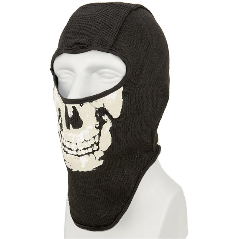 TMC Tactical Airsoft Balaclava Skull Face Mask - BLACK