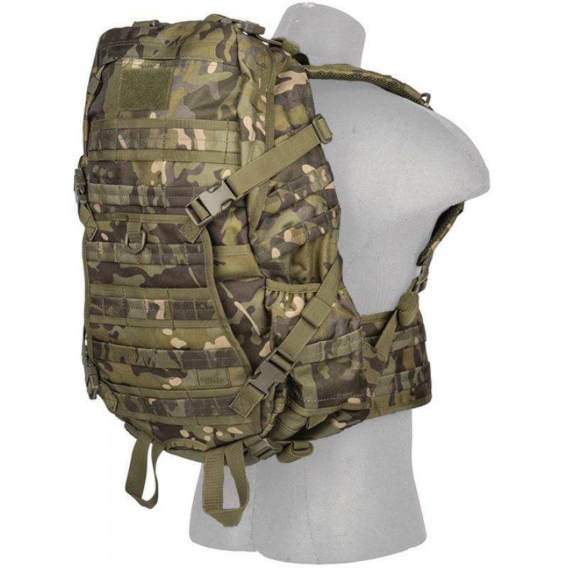 Everest Lancer Tactical 600D EDC FAST Airsoft MOLLE Backpack - CAMO TROPIC - $48.15 at Everest