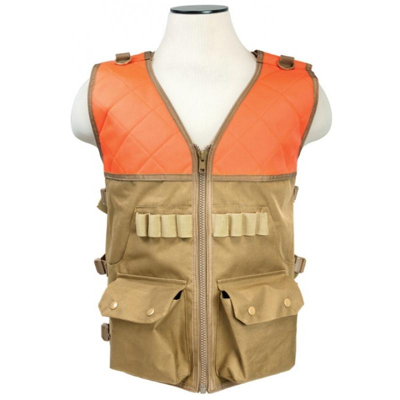 Everest NcStar VISM PVC Outdoor Hunting Vest - BLAZE ORANGE/TAN - $35.30 at Everest