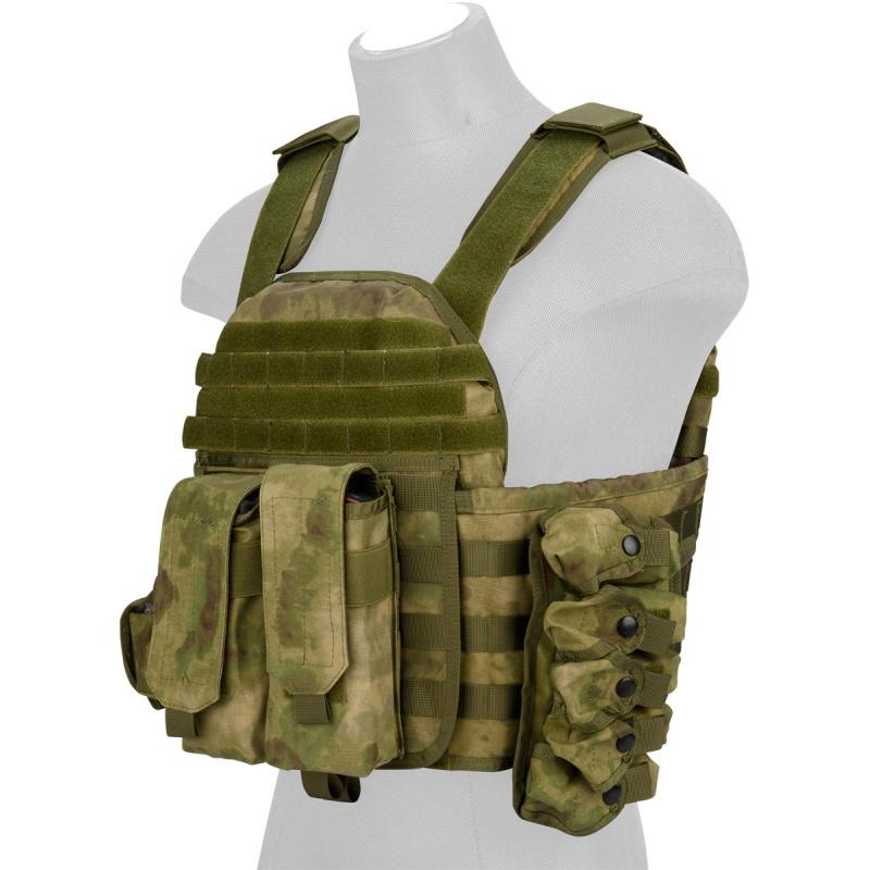 Everest Lancer Tactical QR Tactical Airsoft Plate Carrier Vest - AT-FG - $48.10 at Everest