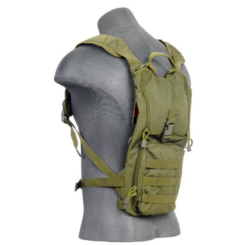 Everest Lancer Tactical Nylon Lightweight Hydration Pack - OD GREEN - $21.40 at Everest