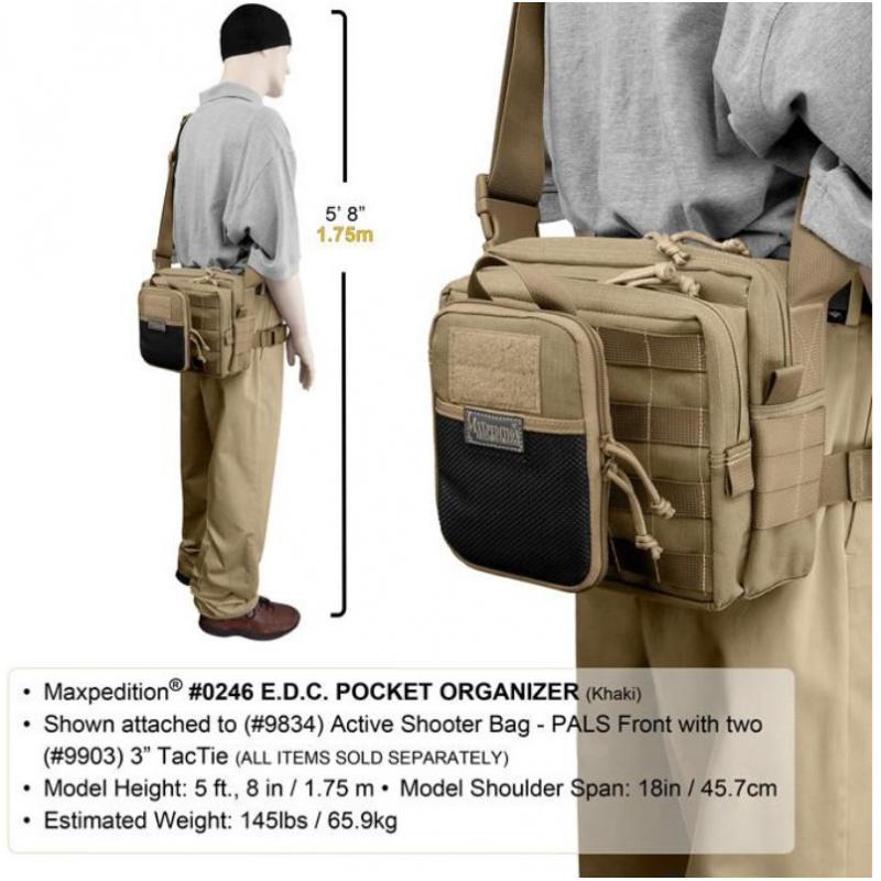 Everest Maxpedition E.D.C. Multi-Tool Pocket Organizer - FOLIAGE GREEN - $27.77 at Everest