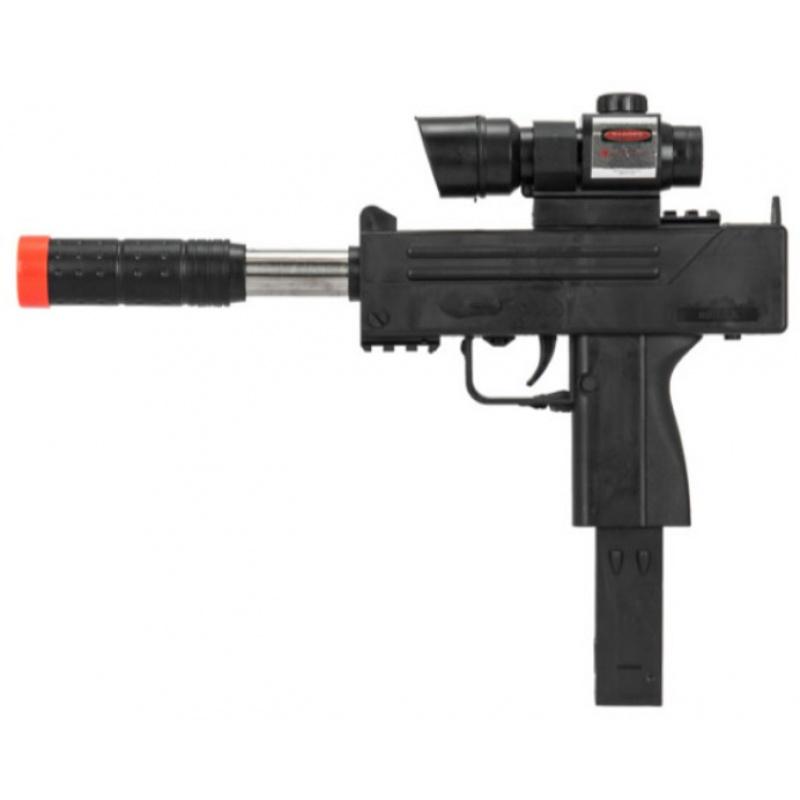 Everest UK Arms Spring Airsoft M10 Pistol w/ Laser & Scope - BLACK - $10.16 at Everest