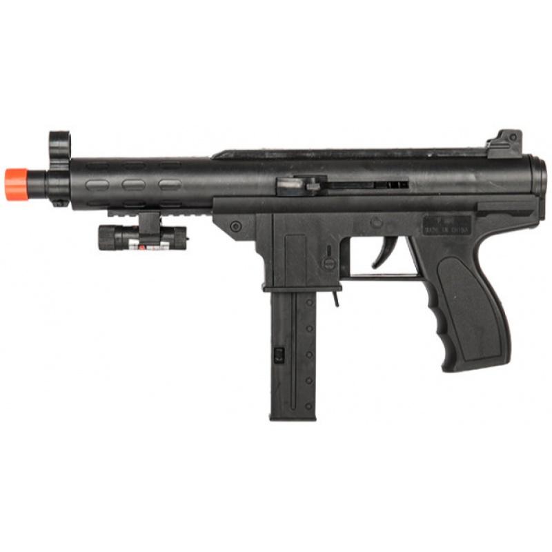 Everest AMA Tactical Airsoft Spring SMG w/ Laser - BLACK - $8.56 at Everest