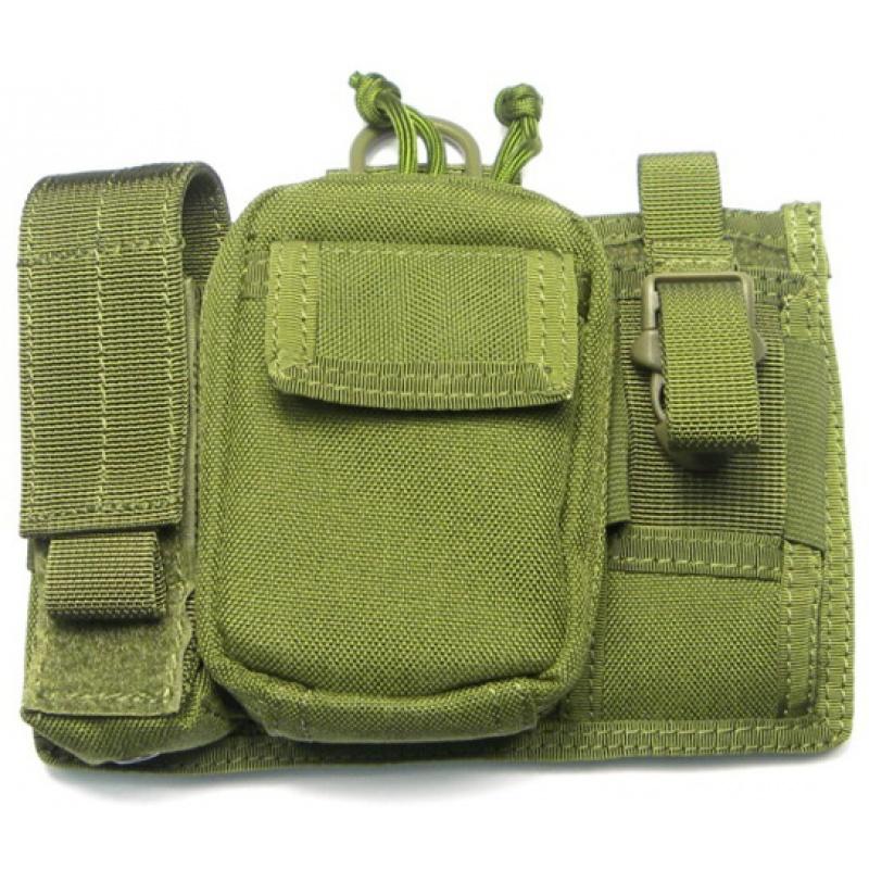 TMC Airsoft MOLLE Triad Admin Pouch - OD GREEN