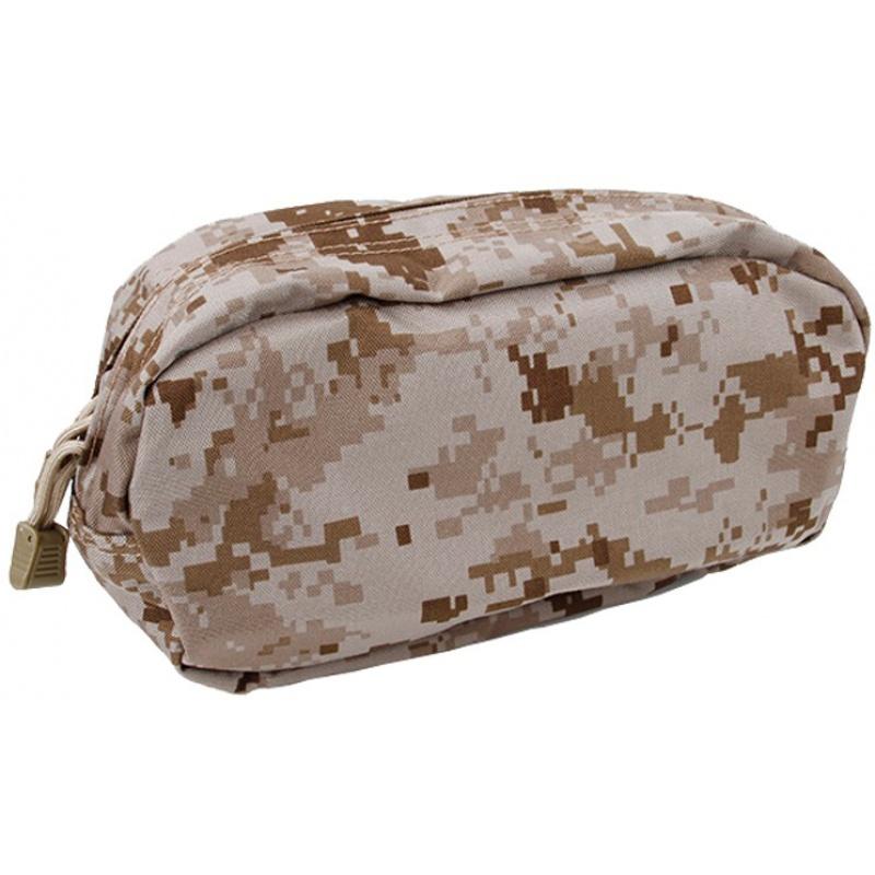 TMC Airsoft Tactical 1000D Large Utility MOLLE Pouch - DESERT DIGITAL