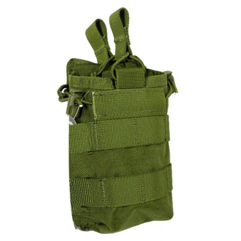 TMC Open Top Single M4 Magazine MOLLE Pouch - OD GREEN