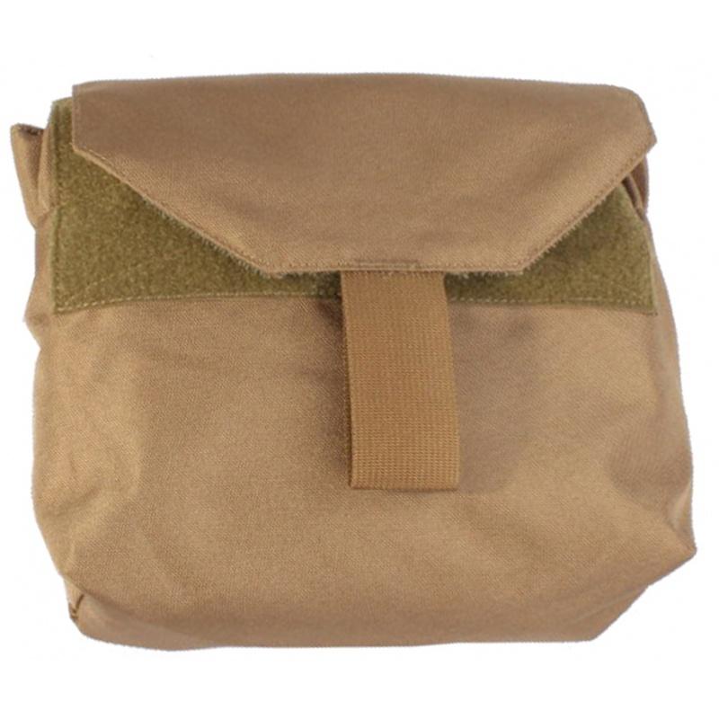 AMA Tactical Gas Mask 1000D Nylon Pouch w/ MOLLE Attachment - COYOTE BROWN