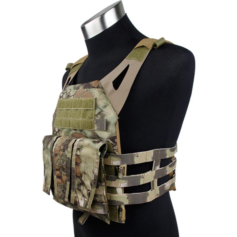 Everest TMC Airsoft 1000D Plate Carrier w/ Dummy Plates Mag Pouches - MAD - $78.06 at Everest