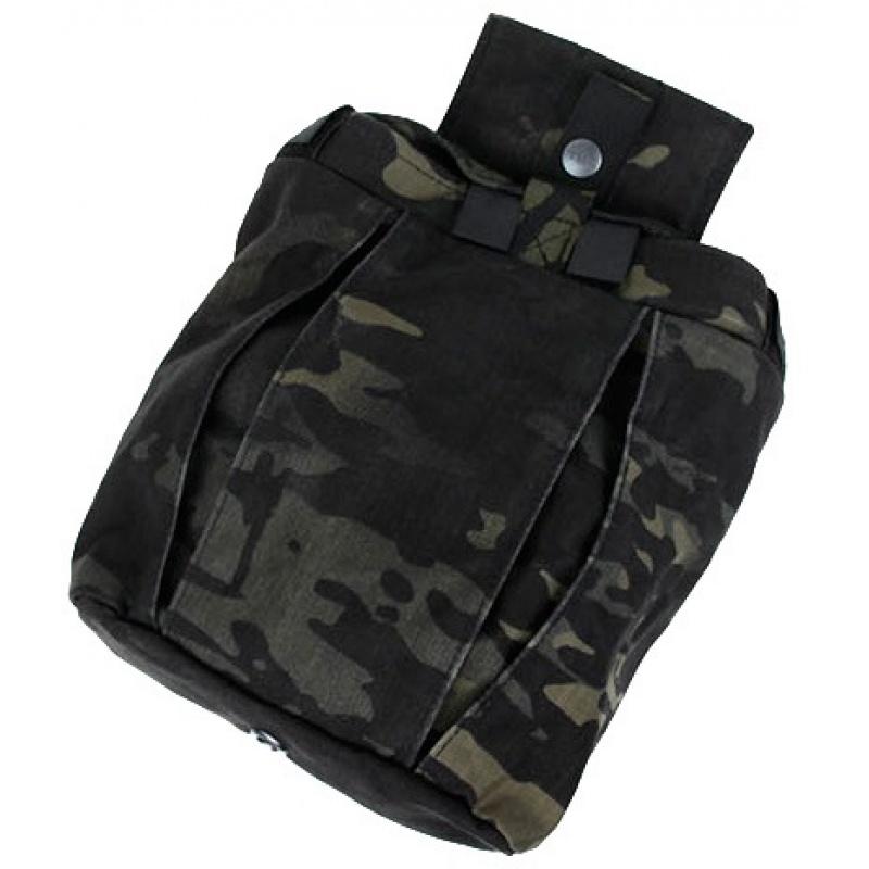 TMC Airsoft Nylon Tactical Combatant Dump Pouch - CAMO BLACK