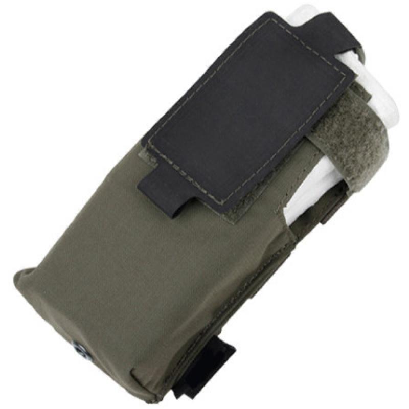 TMC 500D Nylon Paracord Lacing Patrol Radio Pouch - RANGER GREEN