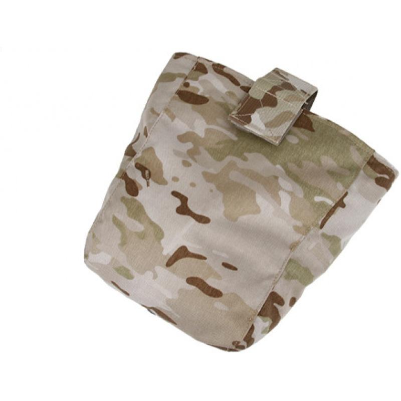 TMC Curve 500D Roll-Up Dump Bag w/ Adhesive Loop - CAMO DESERT