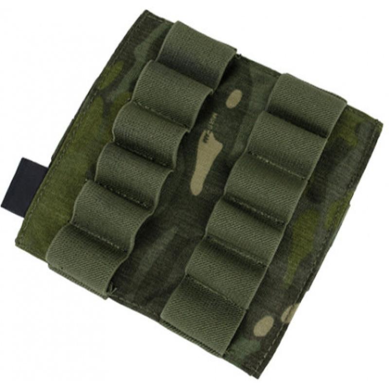 TMC Airsoft Cordura Double 870 Shotgun Shell Panel - CAMO TROPIC
