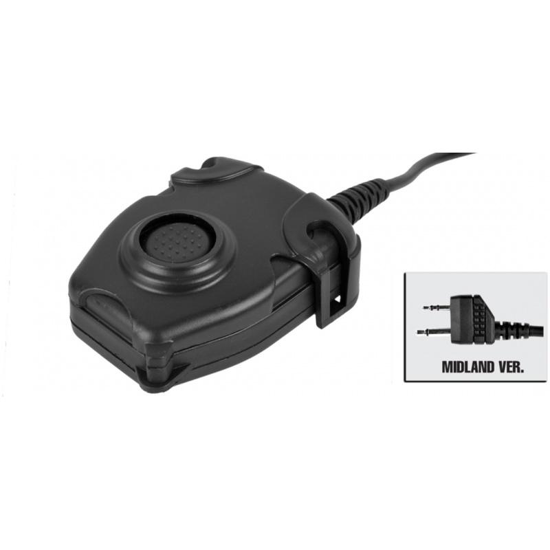Z-Tactical Zpeltor PTT Military Standard Midland Version - BLACK