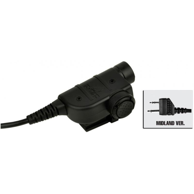 Z-Tactical Zsilynx Releases Chest PTT Midland Version - BLACK
