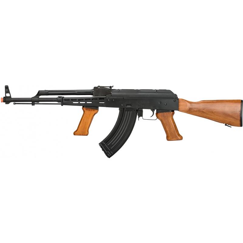 Everest LCT Full Metal LCKM-63 AEG Rifle w/ Foregrip - BLACK/WOOD - $418.37 at Everest