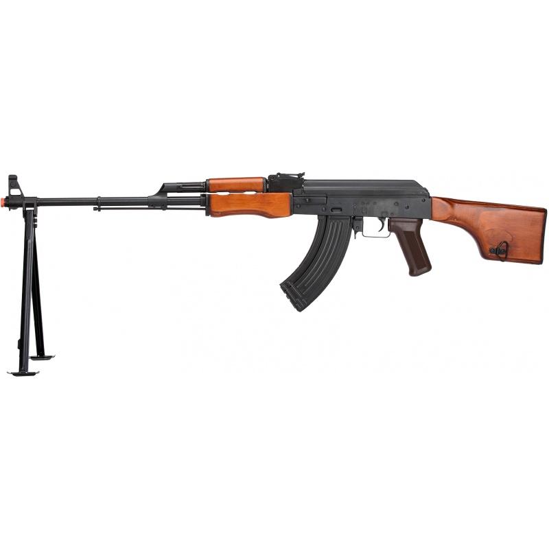 Everest LCT Steel RPK AEG Airsoft Light Machine Gun w/ Bipod - BLACK/WOOD - $464.38 at Everest